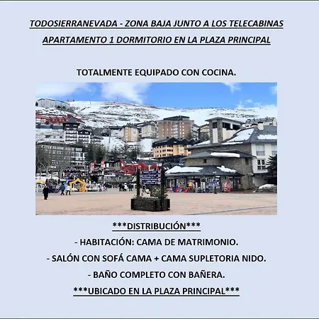 Ski Plaza Sierra Nevada & Zona Baja Zewnętrze zdjęcie
